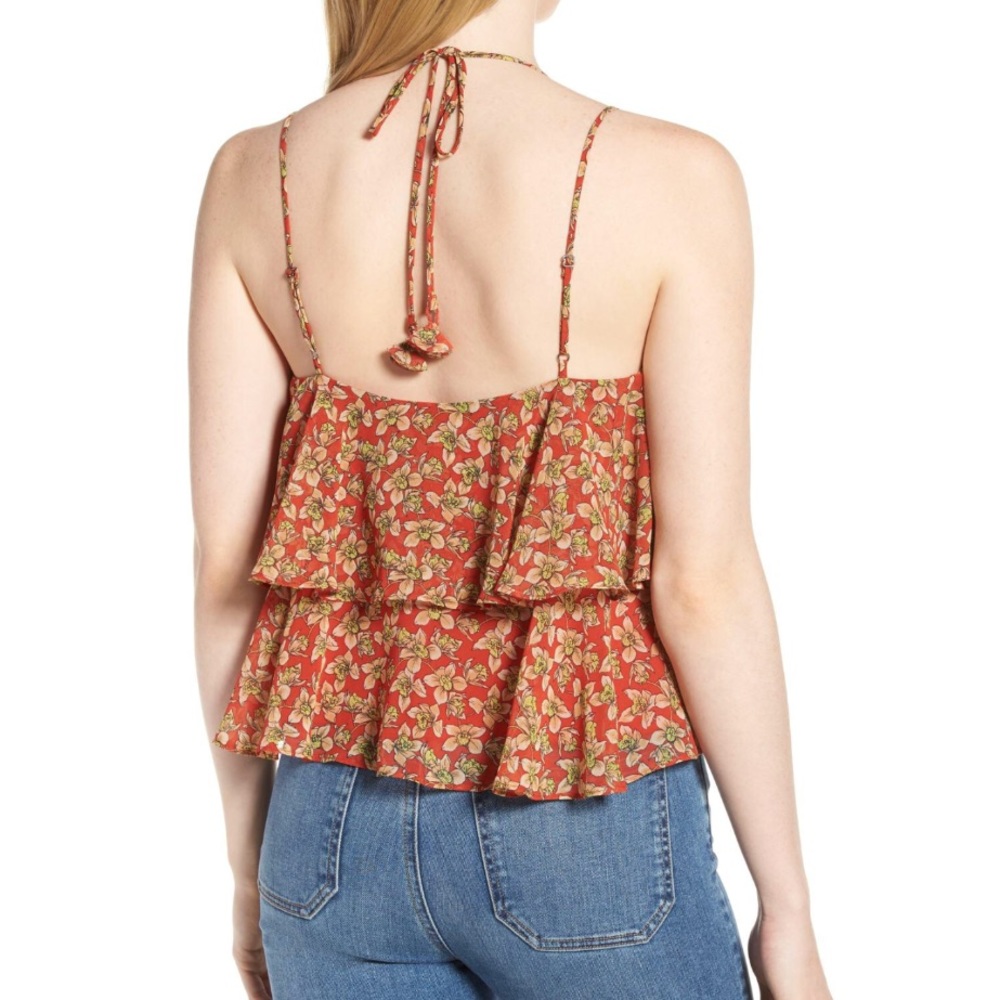 Rebecca Minkoff tiered flutter tank
